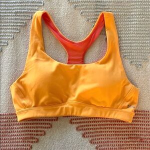 DSG Medium Support Orange Sports Bra